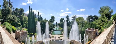 La villa d’Este a Tivoli